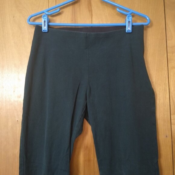 A New Day Women's Size 6 Green Elastic Waist Side Zip Ankle Pants - Picture 2 of 7